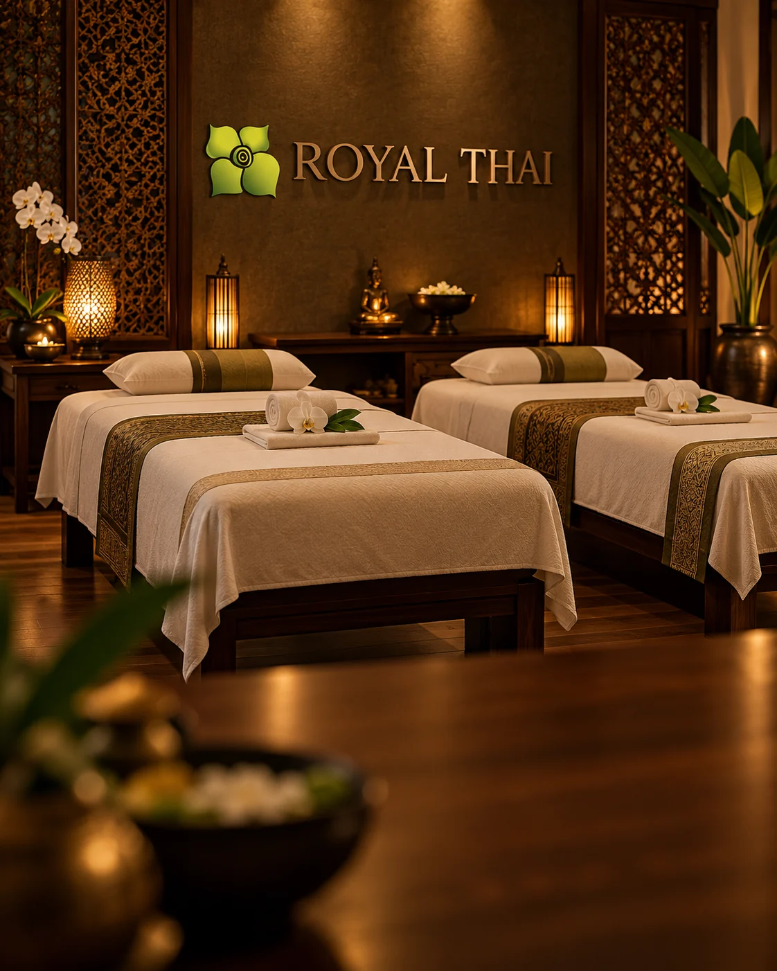 Кабинет СПА с массажным столом ROYAL THAI